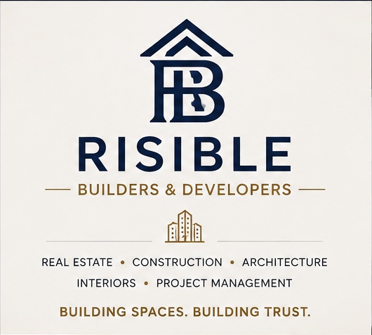 Risible Builders and Developers full logo panel